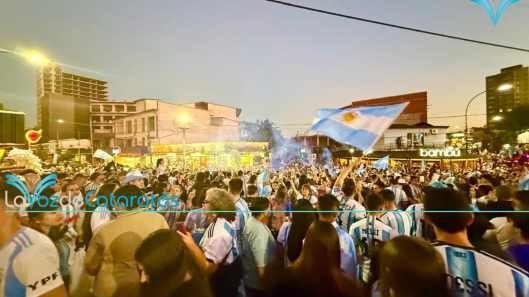 festejos de argentina iguazu