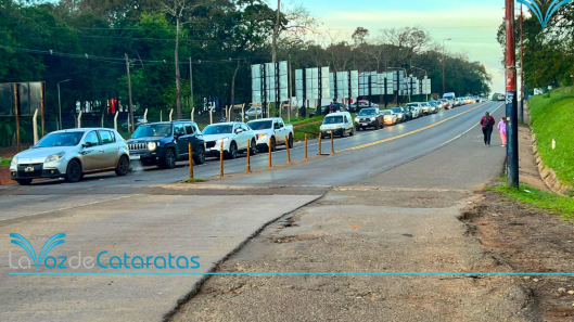 filas en el puente tancredo neves