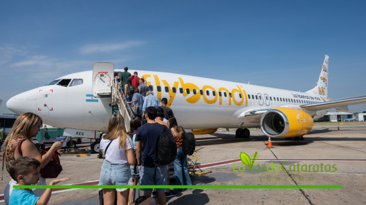 flybondi pasajero rompio todo
