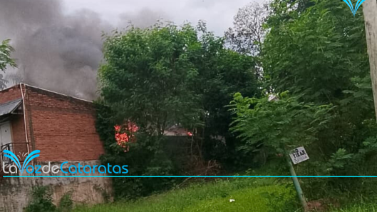 incendio de un quincho