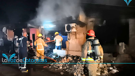 incendio de vivivienda iguazu