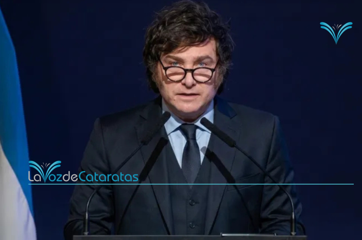 javiermilei en iguazu