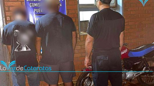 moto robada en bs as incautaron en iguazu