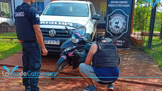 moto robada en wanda