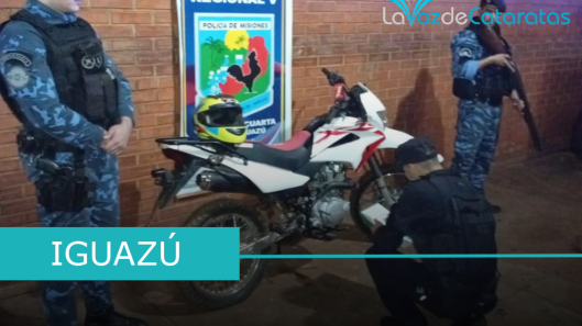 motocicleta robada