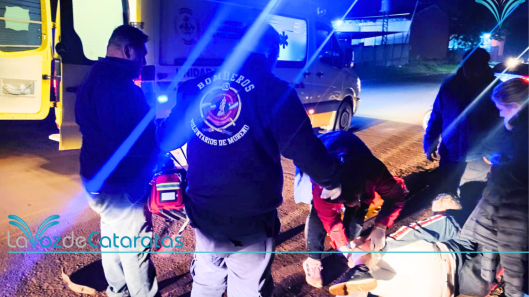 motociclista herido