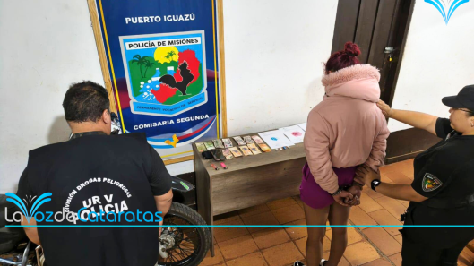 mujer narcodelivery
