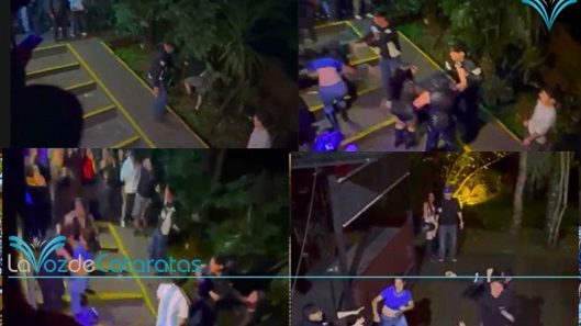 pelea en un boliche de iguazu