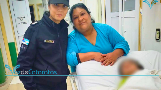 _policías reanimaron a un bebé de un año en Iguazú