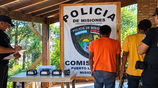 recuperaron elementos robados detuvieron a dos sospechosos