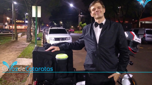 vendedor en moto