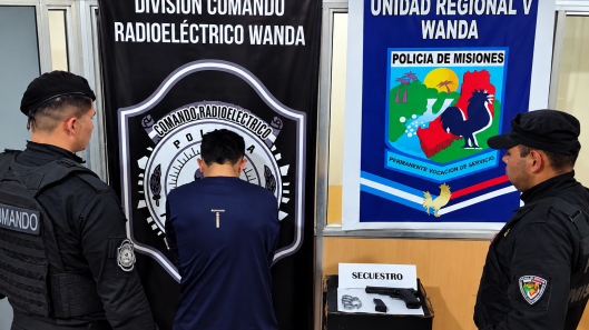 wanda detenido con arma